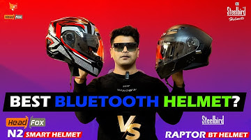 Smart Bluetooth Helmet Ka Maha Muqabla😨Headfox N2 vs Steelbird Raptor| Best Budget Bluetooth Helmet😍