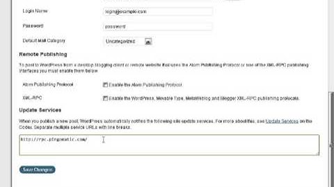 wordpress tutorial 29 how to ping wordpress blog MP4