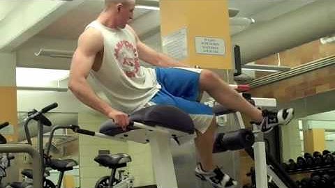 Self Made Exercise Index:  Side Crunch on Glute/Ham