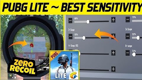 Best Sensitivity Setting PUBG Mobile Lite | Full Guide | Pubg Lite 0.23.0 Zero Recoil Config