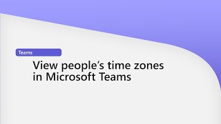 Download Lagu How to view people's time zones in Microsoft Teams MP3