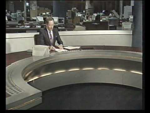 BBC News leader - December 1991 with Michael Burke