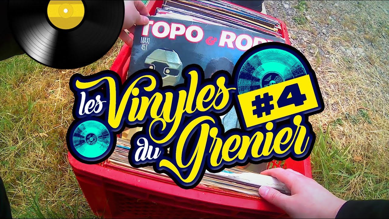 Monsieur Vinyl  LES VINYLES DU GRENIER  04  des 45 Tours et des Laserdiscs 