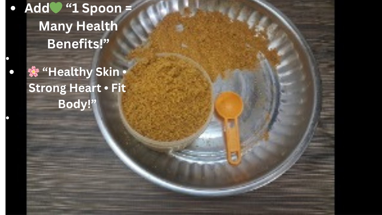 “Flax Seeds – The Secret Superfood for Glowing Skin & Strong Heart!“1 Spoon a Day
