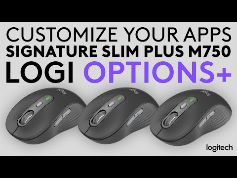 How to customize Signature Plus M750 Mouse to your Apps with Logi Options+