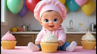 Baby Chef Cupcake Party | Fun Learning &amp; Action Song for Toddlers