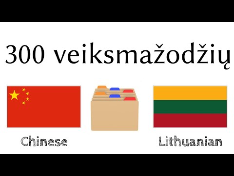 300 veiksmažodžių + Skaitymas ir klausymas: - Kinų + Lietuvių