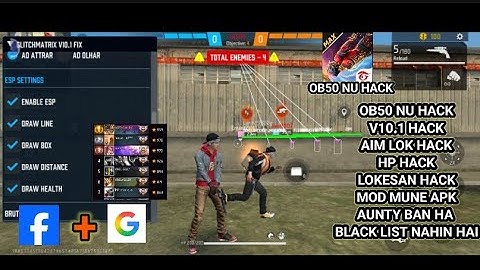 Free Fire Hack ✅ Free Fire Headshot Hack 👽 Freefire Mod Menu Apk Auto kill + fly Hack FF Panel Hack