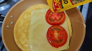 Enough with the bread! This quick crepe will become your new favorite breakfast - Crepe with Cheese screenshot 2