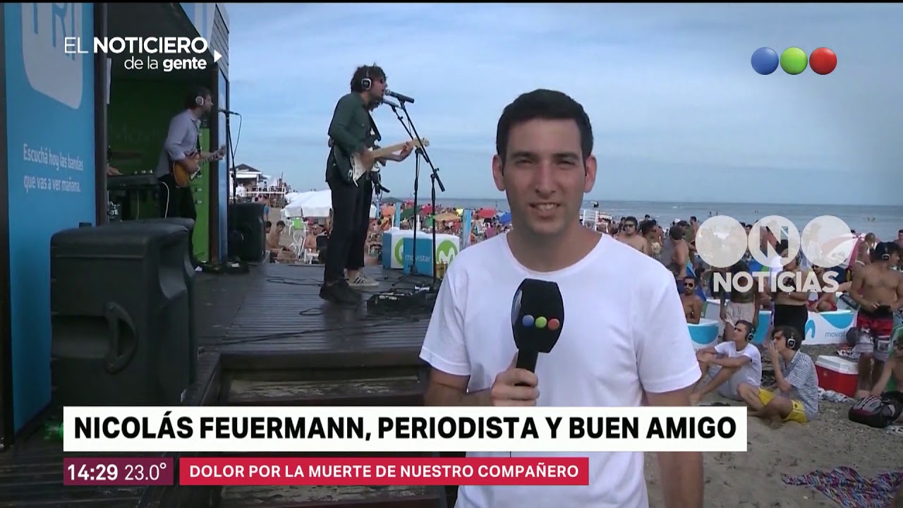 Nicolás Feuermann, periodista y buen amigo - El noticiero de la gente buenos aires palermo
