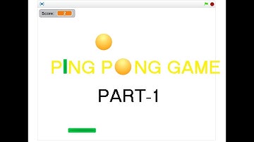 PING PONG GAME | how to make in scratch 2.0 | Part-1 | VG game maker