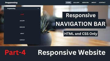 create responsive navbar (part-1) || responsive website using html and css