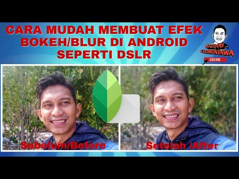 Buat Background Gambar Blur/Bokeh Seperti DSLR dengan Snapseed