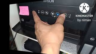 EPSON L4150 : Checking and Cleaning the Print Head  Using Printer Buttons