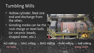 Ep07 AG, SAG, & BAG milling