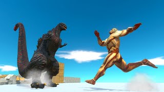 Shin godzilla vs titans and monsters animal revolt battle simulator