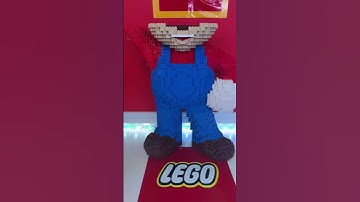 Super Mario built with Lego by Bricker Builds! Want one use my code 2legit2brick on my page! #lego