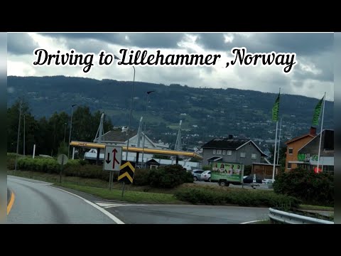 Driving to Lillehammer,Norway/Beautiful Lillehammer /Road trip in Norway/Gloria Eves