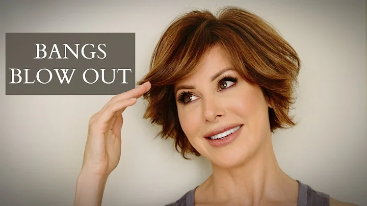 How To Blow Out Bangs with Tons of Volume