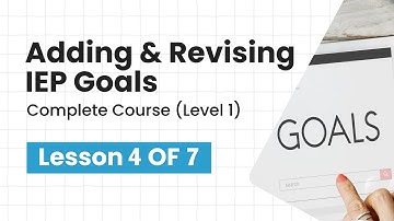Adding and Customizing IEP Goals | Exploring Various Data Types