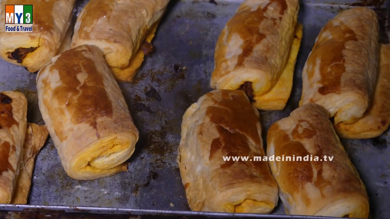 Veg Puff Making | BAKERY FOODS IN INDIA | STREET FOODS IN INDIA street food