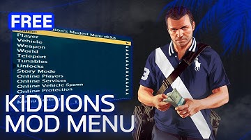 Free GTA 5 Mod Menu PC (2025) / Free Kiddions Cheat, Money Hack & Online Mods