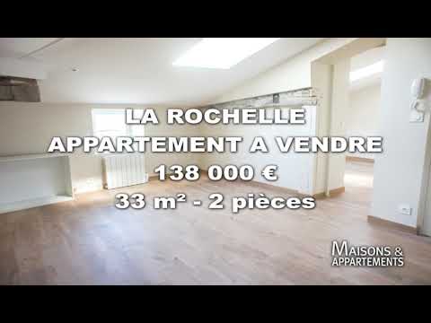 LA ROCHELLE - APPARTEMENT A VENDRE - 138 000 € - 33 M² - 2 Pièces