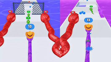 Snake run race 3D Android,ios Gameplay Walkthrough (All levels)Max Levels New Mobile Games