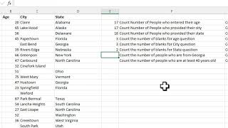O365 Excel - Count function