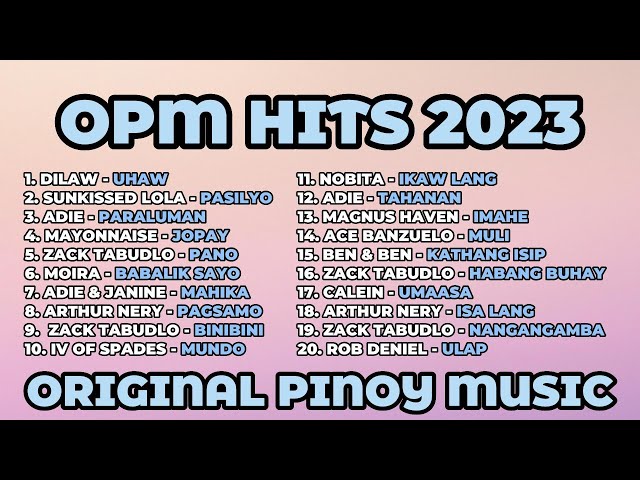 OPM HITS 2023 class=