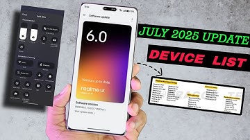 Realme July 2025 New Updates | Stable and Beta | Full Devices list | Android 15 realme UI 6.0 Update