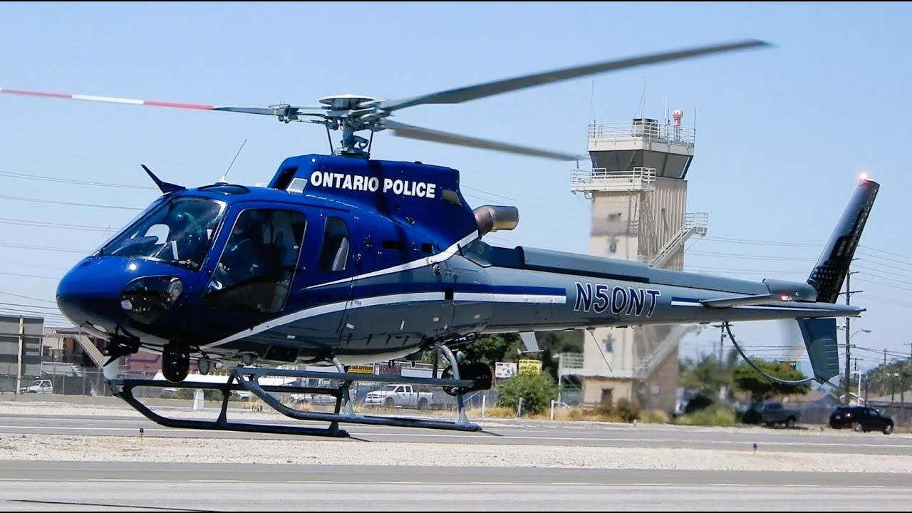 Brand New H125 Ontario Police Department Landing & Takeoff
