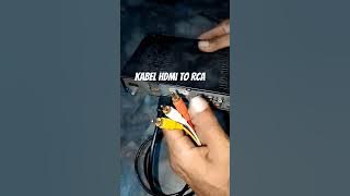kabel HDMI to rca #shorts