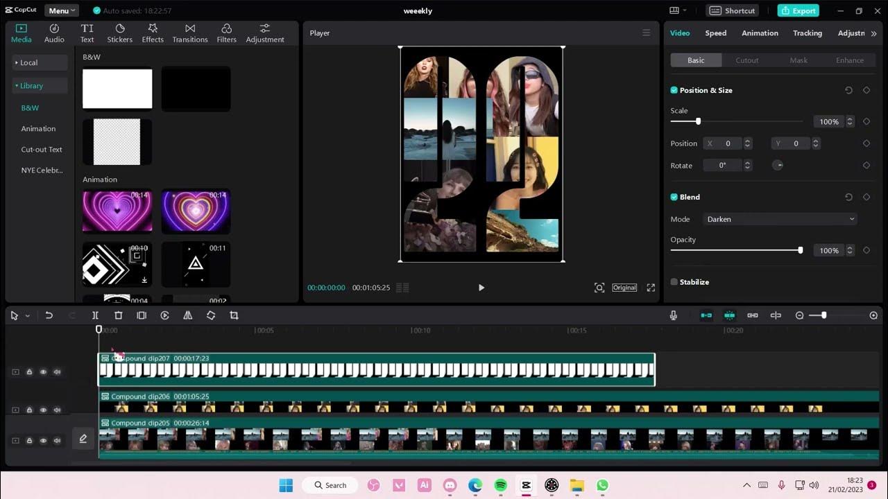 How To Insert A Collage Of Videos Inside Of Your Text For Trending