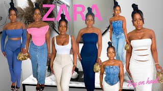 HUGE ZARA SUMMER / SPRING TRY ON HAUL 2023 + Styling Outfits | Kahunde Doreen