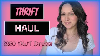 Thrift Haul🩷 I found a $250 NWT dress at Goodwill!