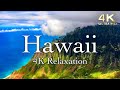 Hawaii 4K Relaxation Film with Relaxing Hawaiian Music, Instrumental Ukulele, Hawaii Drone Footage