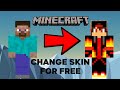 How to change minecraft player skin for free  technical gaming king