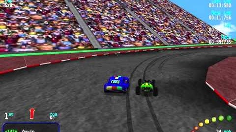 Re-Volt Custom Track Pollolandia Race Track 1 , 8 Lap Race