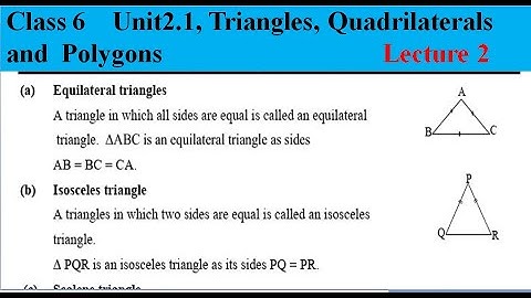Math | class 6| Unit 2, Ex: 2.1, Triangles, Quadrilaterals, Polygons, Lecture 2,  Online class Nepal