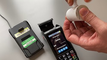 Papierrollenwechsel - Ingenico Move/5000