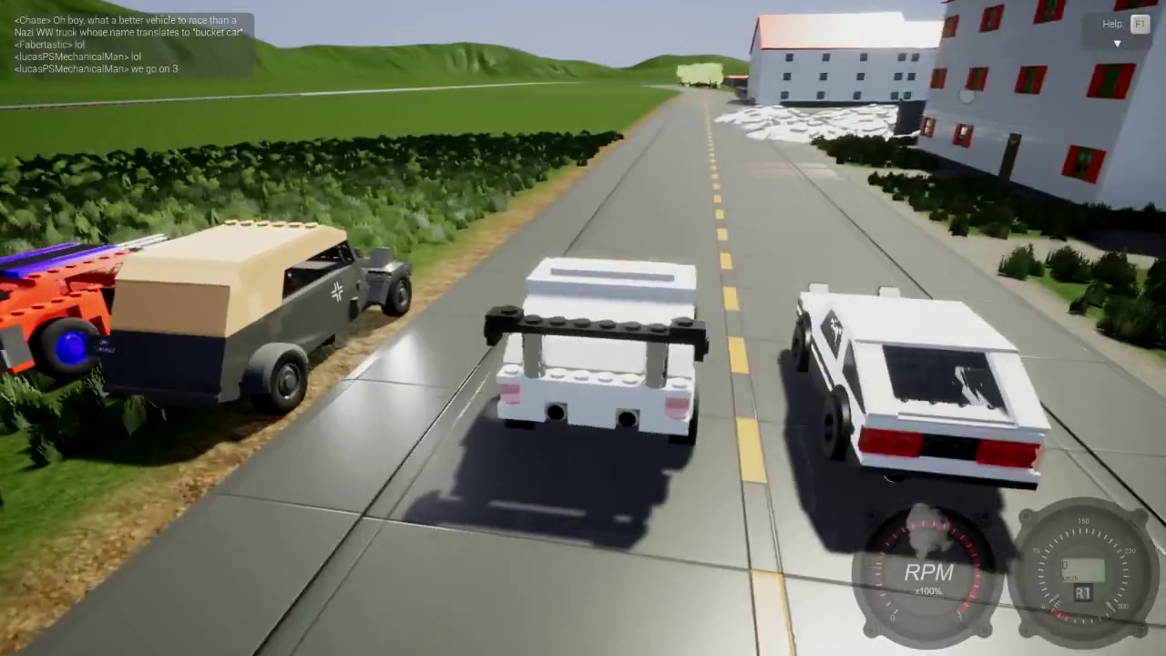 Brick Rigs Street Racing Clip Montage With Eurobeat - YouTube