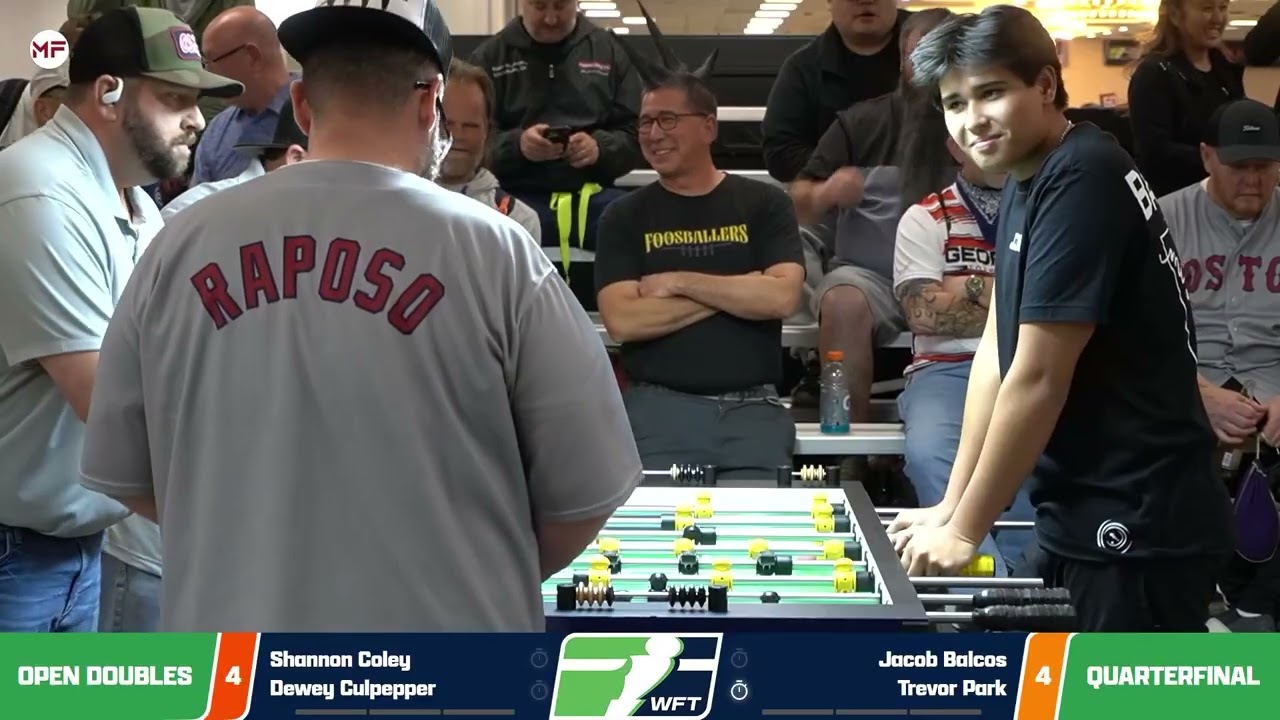 World Foosball Tour  |  Jacob Balcos & Trevor Park vs Dewey Culpepper & Shannon Coley