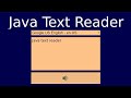 Html, css, javascript text reader.