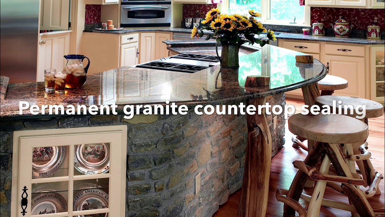 Permanent Granite Countertop Sealing Instructions YouTube