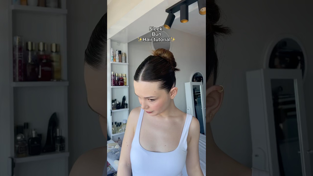 Sleek Bun yaptık💓 #reklamdeğildir
