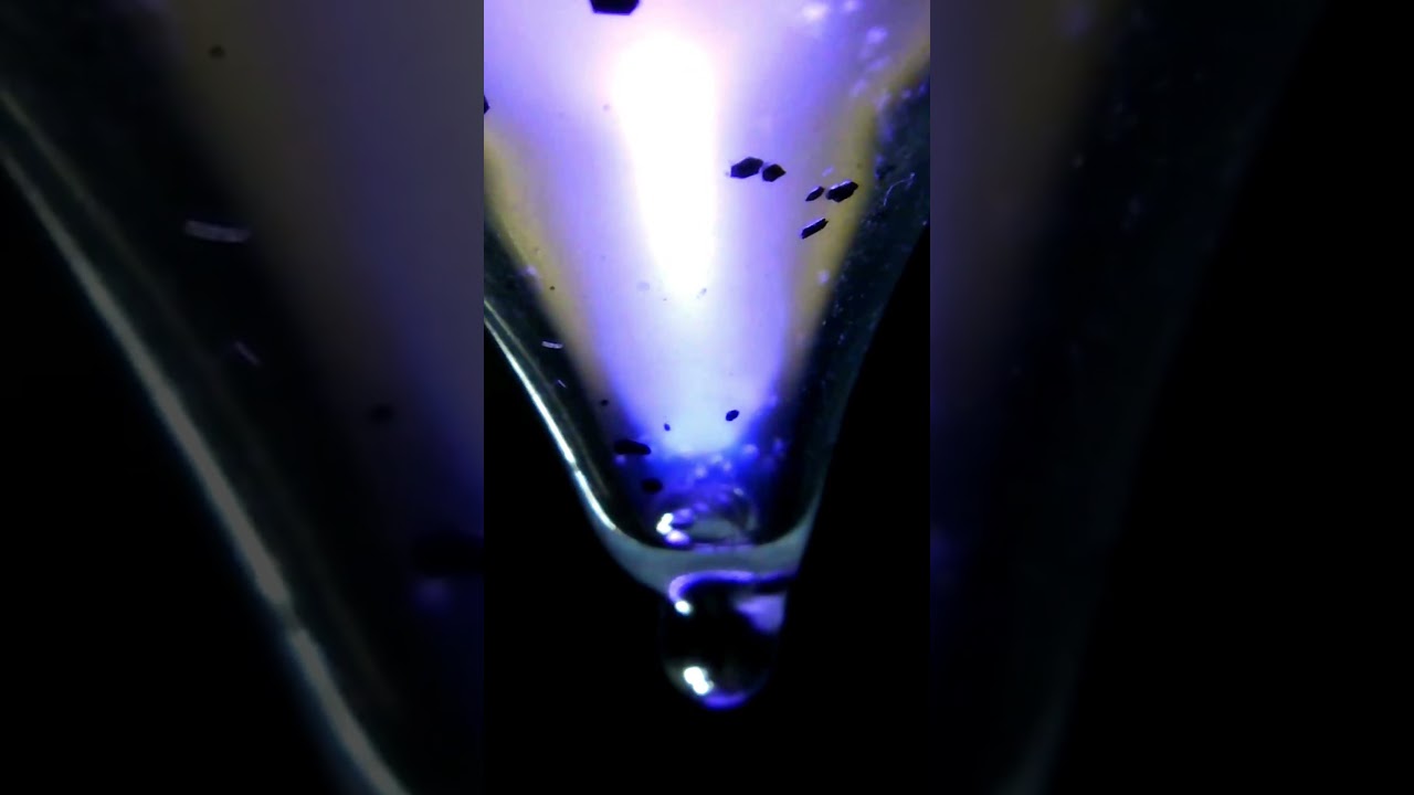 Sublimating Iodine Crystals in a Low Pressure Gas Discharge Tube