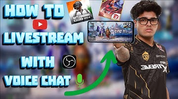 How To Live Stream Bgmi With Voice Chat From Pc | In Hindi | bgmi mic issue while streaming  #bgmi