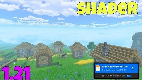 I WILL GIVE YOU NEW MINECRAFT SHADER( NITRO SHADER )