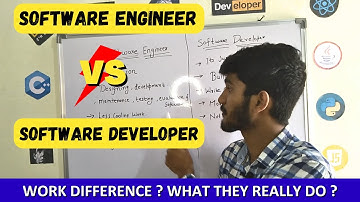 Software Developer VS Software Engineer |  What’s The Difference 🔥👩‍💻🙄
